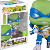 Power Rangers x Teenage Mutant Ninja Turtles - Leonardo as Blue Ranger Pop! Vinyl - SD22 Convention Exclusive