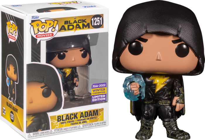 DC BLACK ADAM - Black Adam Pop! Vinyl WC22 Convention Exclusive