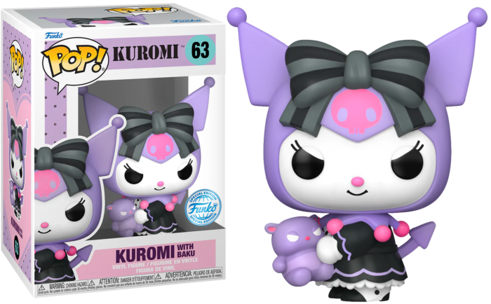 SANRIO - Kuromi with Baku Exclusive Pop! Vinyl
