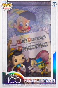 Pinocchio (1940) - Pinocchio & Jiminy Cricket Pop! Movie Poster Vinyl Figure