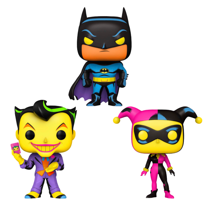 Batman: The Animated Series - Blacklight Pop! Vinyl Figure Bundle (Set of 3)