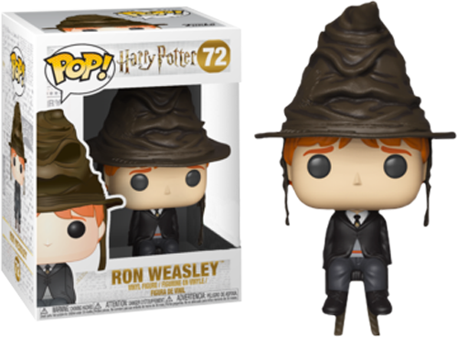 Harry Potter - Ron Weasley with Sorting Hat Pop! Vinyl Figure - Rogue Online Pty Ltd