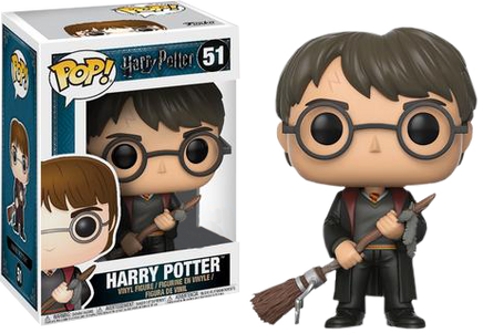 Harry Potter - Harry Potter with Firebolt Pop! Vinyl Figure - Rogue Online Pty Ltd