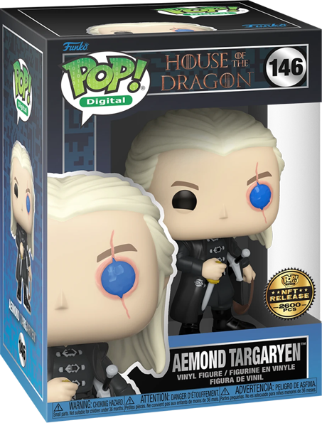 HOUSE OF THE DRAGON: Aemond Targaryen Pop! Vinyl LEGENDARY - NFT EXCLUSIVE