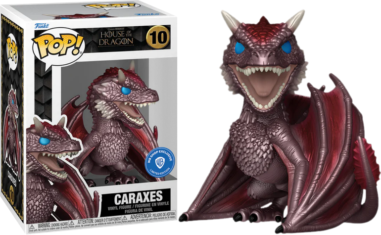House of the Dragon Caraxes Metallic Pop! Vinyl -  WB EXCLUSIVE