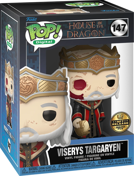 HOUSE OF THE DRAGON: Viserys Targaryen Pop! Vinyl LEGENDARY - NFT EXCLUSIVE