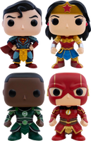 DC Imperial Superman Flash Wonder Woman Green Lantern Pop! Vinyl - BUNDLE (Set of 4)