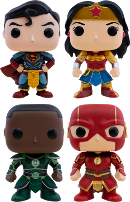 DC Imperial Superman Flash Wonder Woman Green Lantern Pop! Vinyl - BUNDLE (Set of 4)