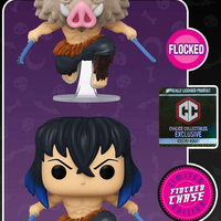 Demon Slayer - Inosuke Hashibira Flocked Pop! Vinyl Figure -  CHALICE EXCLUSIVE - CHASE BUNDLE