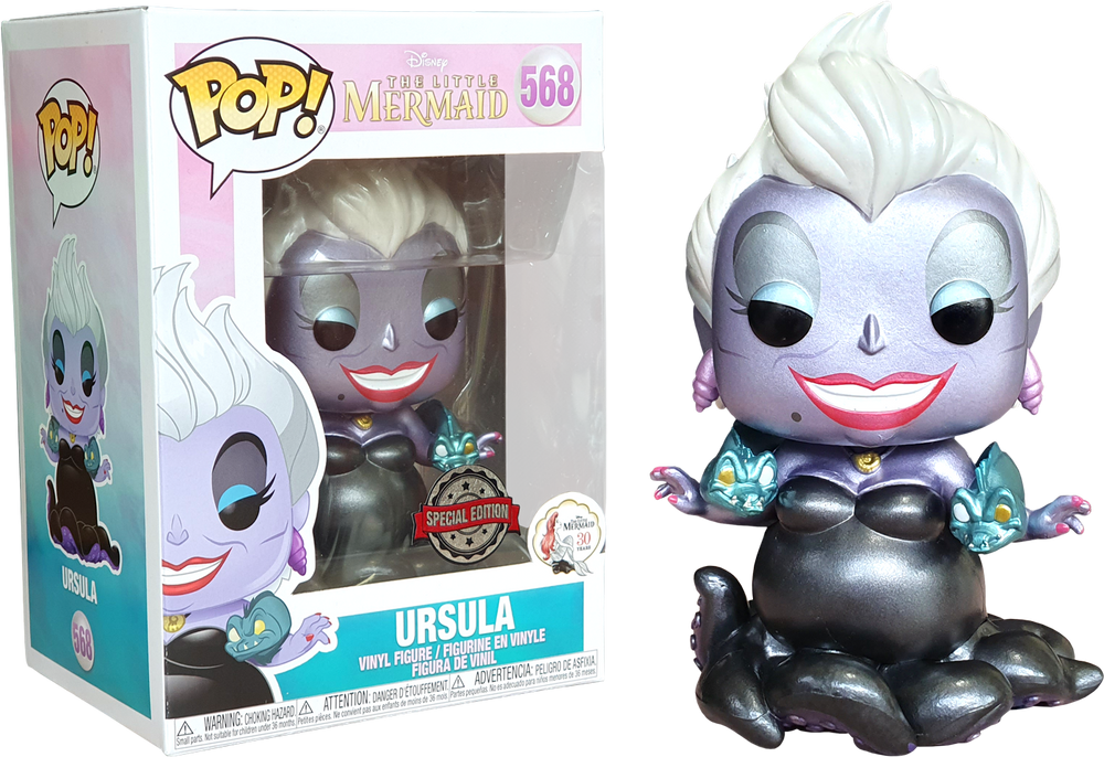 The Little Mermaid - Ursula with Eels Metallic Pop! Vinyl Figure (RS) - Rogue Online Pty Ltd