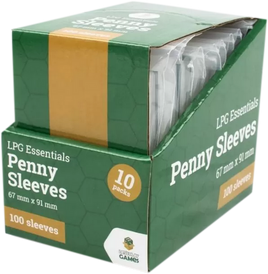 LPG Penny Sleeves Fits Standard English Cards - Display (10)