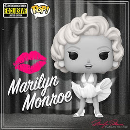 Marilyn Monroe Black & White Pop! Vinyl Figure - Entertainment Earth Exclusive
