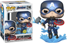 Avengers 4: Endgame - Captain America Metallic Glow Exclusive Pop! Vinyl