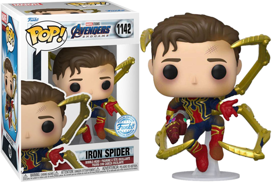 PRE-ORDER - Avengers 4: Endgame - Spider-Man Unmasked Exclusive Pop! Vinyl