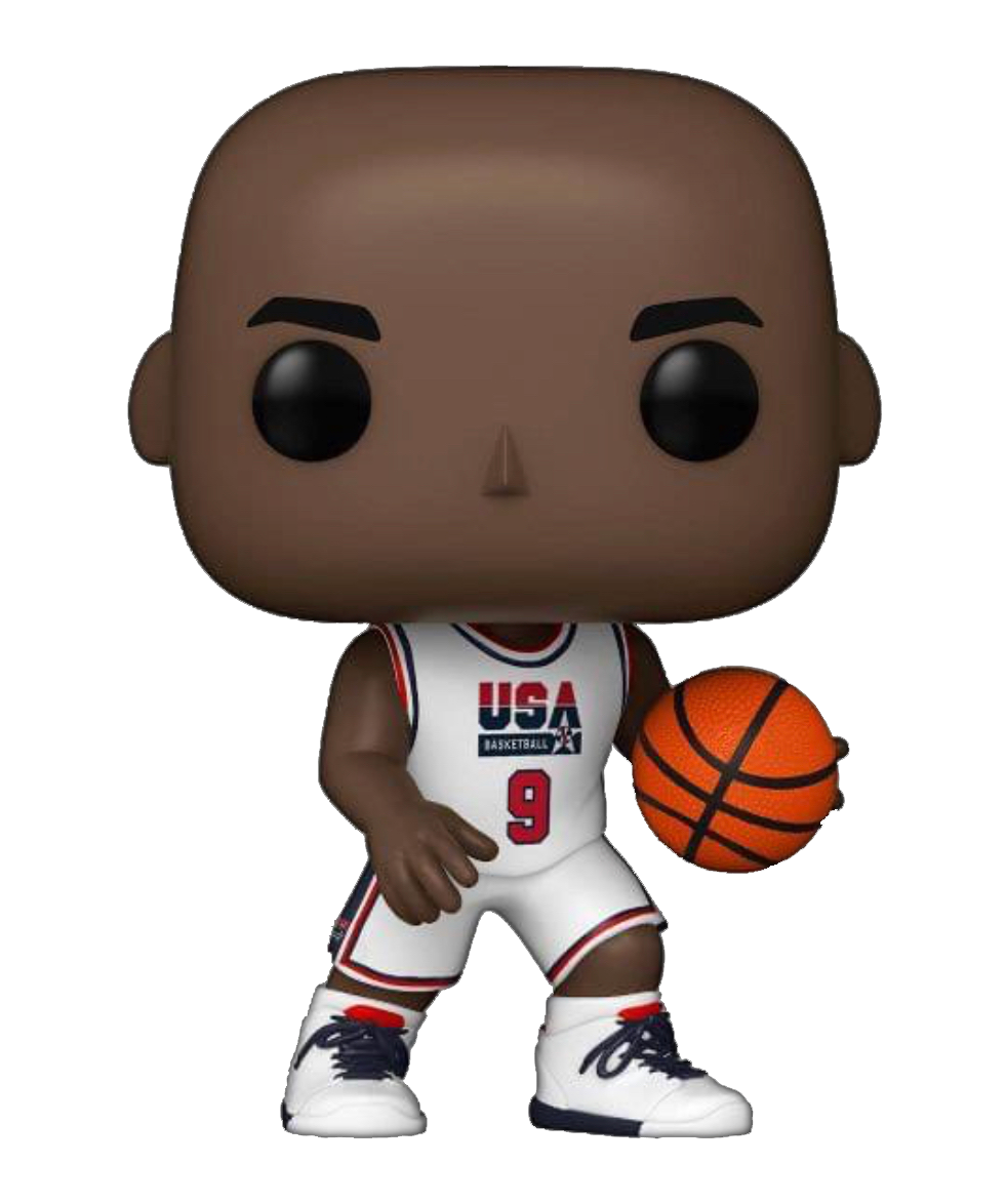 NBA: Legends - Michael Jordan 1992 Team USA White Exclusive Pop! Vinyl