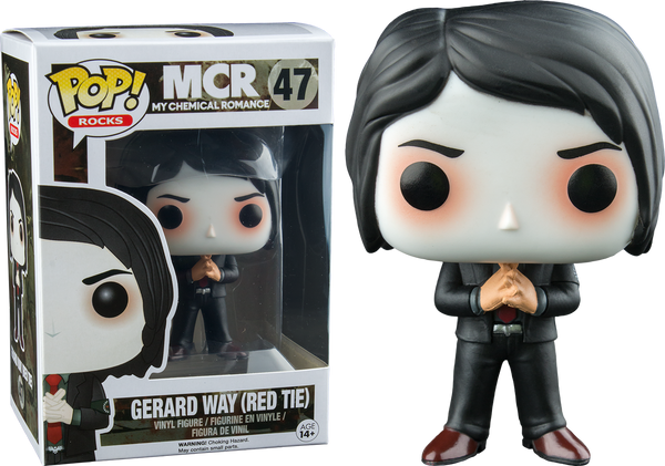 My Chemical Romance - Gerard Way with Red Tie Pop! Vinyl Figure - Rogue Online Pty Ltd