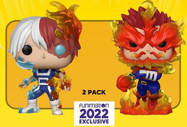 My Hero Academia - Todoroki & Endeavour Pop! 2-Pack Vinyl - CRUNCHYROLL EXCLUSIVE