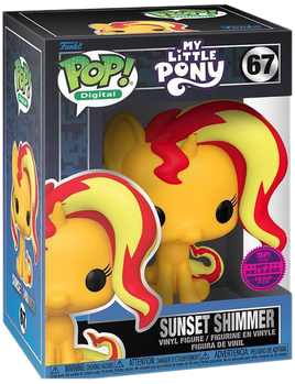 MY LITTLE PONY - Pop! légendaire Sunset Shimmer en vinyle - EXCLUSIVITÉ DE SORTIE NFT (LE1550)