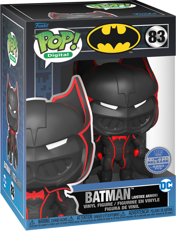 DC SERIES 2 -  BATMAN Justice Armor Pop! Vinyl LEGENDARY - LIMITED EDITION NFT EXCLUSIVE