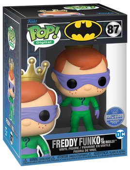 DC SERIES 2 -  FREDDY As The Riddler Pop! Vinyl ROYALTY - FUNKO NFT EXCLUSIVE