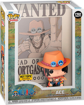 PRE-ORDER - ONE PIECE - Ace Wanted Poster Pop! Poster! - HOT TOPIC EXCLUSIVE