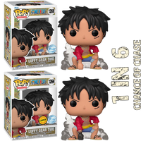 ONE PIECE - Luffy Gear Two Exclusive Pop! Vinyl - CHASE CHANCE