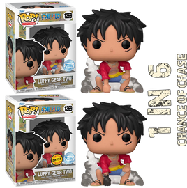 ONE PIECE - Luffy Gear Two Exclusive Pop! Vinyl - CHASE CHANCE