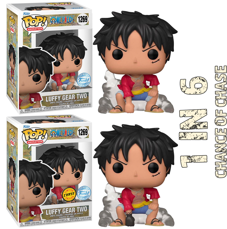 ONE PIECE - Luffy Gear Two Exclusive Pop! Vinyl - CHASE CHANCE