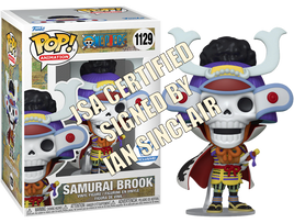 One Piece - Samurai Brook - FUNKO EXCLUSIVE - SIGNED JSA CERTIFIED