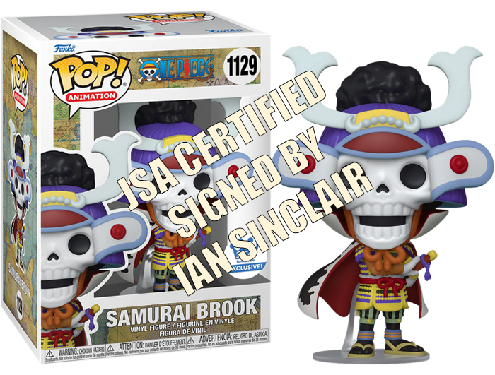 One Piece - Samurai Brook - FUNKO EXCLUSIVE - SIGNED JSA CERTIFIED