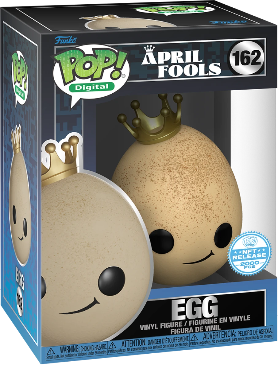 PRE-ORDER - FUNKO APRIL FOOLS: Egg Pop! Vinyl LEGENDARY - NFT EXCLUSIVE