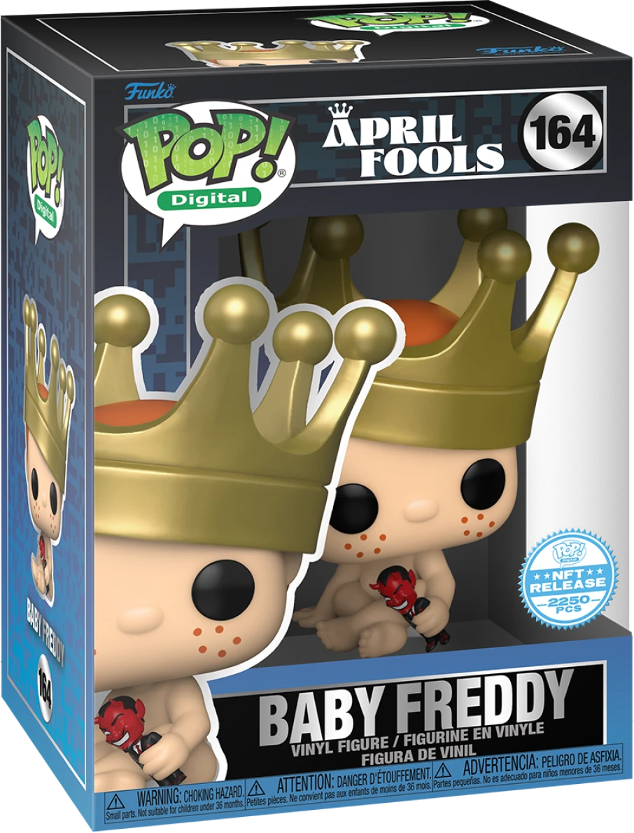 PRE-ORDER - FUNKO APRIL FOOLS: Baby Freddy Pop! Vinyl ROYALTY - NFT EXCLUSIVE