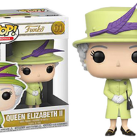 Royal Family - Queen Elizabeth II in Green Dress Pop! Vinyl Figure