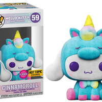 SANRIO - Cinnamoroll Flocked Pop! Vinyl Figure - HOT TOPIC EXCLUSIVE