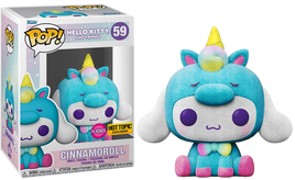 SANRIO - Figurine Pop! en vinyle floquée Cinnamoroll - EXCLUSIVITÉ HOT TOPIC