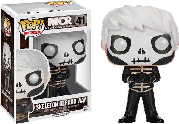 My Chemical Romance - Gerard Way The Black Parade Skeleton Face Pop! Vinyl Figure - Rogue Online Pty Ltd