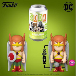 DC - Hawkman Vinyl FUNKO SODA Figure in Collector Can