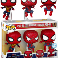 Spider-Man No Way Home - Spider-Man Leaping Exclusive Pop! Vinyl (3-Pack)
