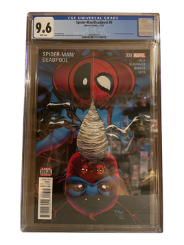 CGC GRADED Spider-Man / Deadpool #9 Marvel Comics (2016) CGC 9.6 - 3865402018