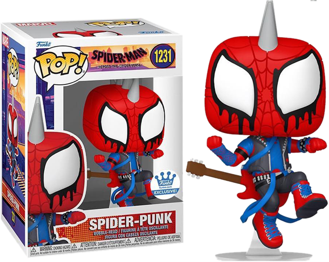 Spider-Man: Across the Spider-Verse Spider-Punk Pop! Vinyl - FUNKO EXCLUSIVE