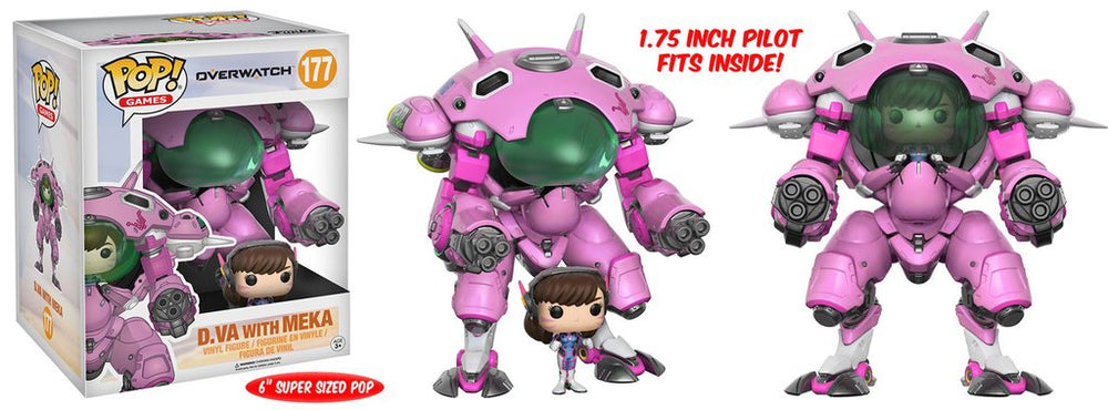 Overwatch Pop! Vinyl - D.Va with Meka 6