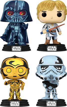 Star Wars - Retro Series Pop! Vinyl EXCLUSIVE - Bundle (Set of 4)