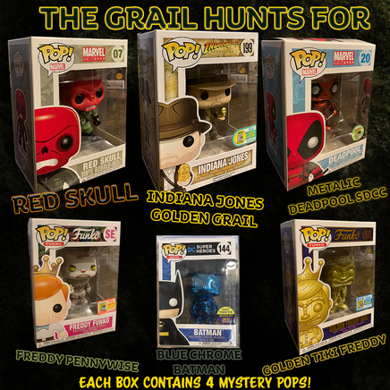 Mystery Blind Box Funko Pop! Vinyl - The Grail Hunts - Rogue Online Pty Ltd