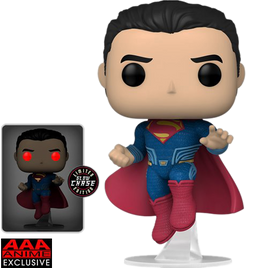 Justice League Superman Pop! Vinyl Figure - AAA Anime Exclusive - CHASE BUNDLE