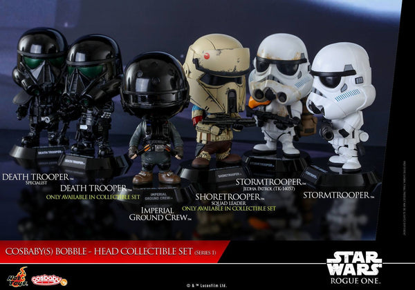 Hot Toys: Star Wars - Rogue One - Cosbaby Series 1 Bobble Head Figures (Set of 6) - Rogue Online Pty Ltd