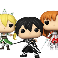Sword Art Online - Kirito Asuna Leafa Pop! Vinyl - (Bundle of 3)