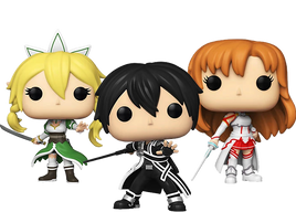 Sword Art Online - Kirito Asuna Leafa Pop! Vinyl - (Bundle of 3)