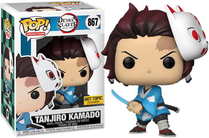PRE-ORDER - DEMON SLAYER - Tanjiro with Mask Pop! Vinyl - HOT TOPIC EXCLUSIVE