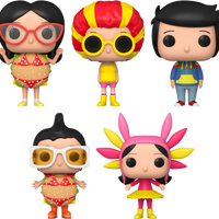 The Bob's Burgers Movie (2022) - Belcher Family Pop! Vinyl Figure Bundle (Set of 5)