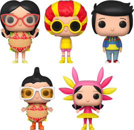 The Bob's Burgers Movie (2022) - Belcher Family Pop! Vinyl Figure Bundle (Set of 5)
